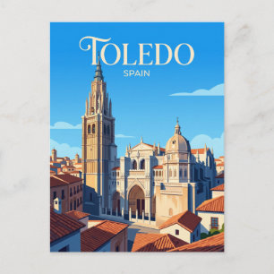 Kathedrale von Toledo Spanien Postkarte