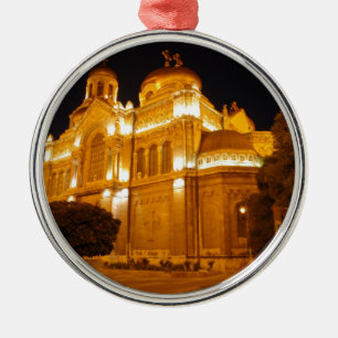 Kathedrale von Warna bei Nacht Ornament Aus Metall