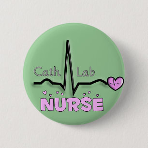 Kathedralen-Labrador-Krankenschwester-Geschenke Button