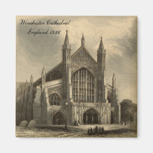 Kathedralen von England: Winchester 1836 Magnet