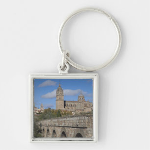 Kathedralen von Salamanca, vom Puente Romano aus g Schlüsselanhänger