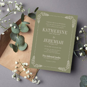 Katherine Frame Couleurs courbes Invitation de