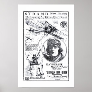 Katherine MacDonald 1921 affiche vintage