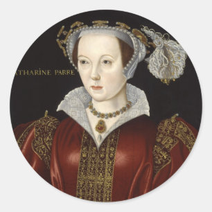 Katherineparr-Aufkleber Runder Aufkleber