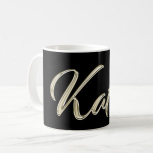 Kathi white gold Handwriting Tasse Kaffeetasse