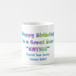 Kathies Geburtstag Kaffeetasse