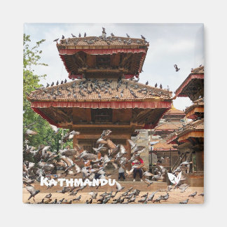 Kathmandu-Tempel - von Velvet Escape Magnet