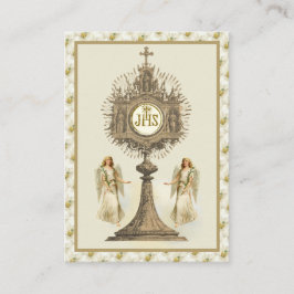 Katholik Jesus Eucharist Engel Gebet Ostern Busi Visitenkarte