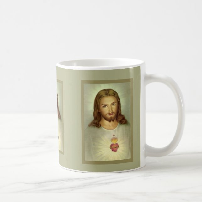Katholisch-heiliges Herz von Jesus Kaffeetasse (Rechts)