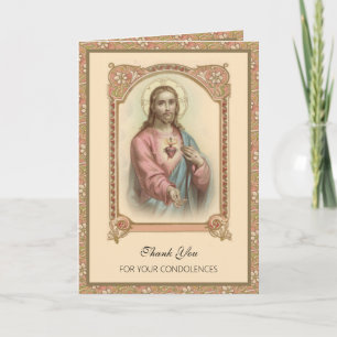 Katholische Beerdigung Danke Jesus Gebetskarte Karte
