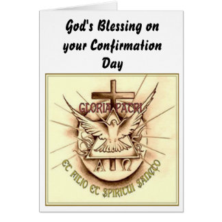 Katholische Bestätigungs-Karte
