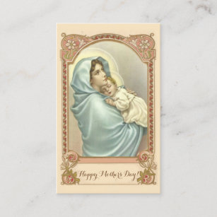Katholische Erinnerungs-heilige Karte der Mutter