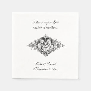 Katholische Gastgeschenk Hochzeit Heilige Familie Serviette