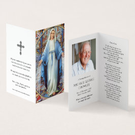 Katholische Gebetskarte | Hail Mary