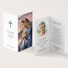 Katholische Gebetskarte | Heilige Mutter