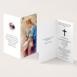 Katholische Gebetskarte | Rosaries Visitenkarten