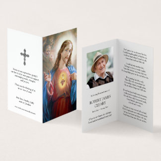 Katholische Gebetskarte | Sacred Heart