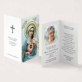 Katholische Gebetskarte | Sacred Heart Mary 3