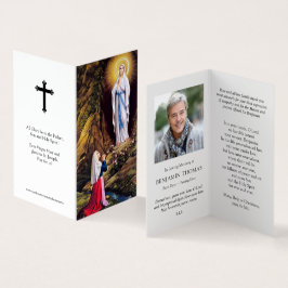 Katholische Gebetskarte | Unsere Lady Lourdes 1