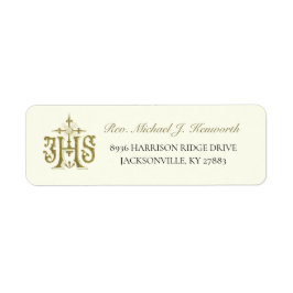 Katholische Goldkreuz Christlich IHS Religiös