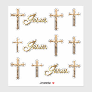 Katholische Goldkreuzverbindung Jesus Corpus Aufkleber