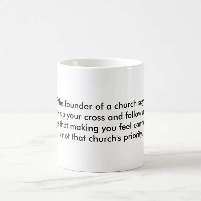 Katholische Herausforderungs-Tasse Kaffeetasse (Mittel)