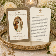 Katholische Hochzeitskarte zum Jubiläum