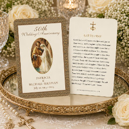Katholische Hochzeitskarte zum Jubiläum