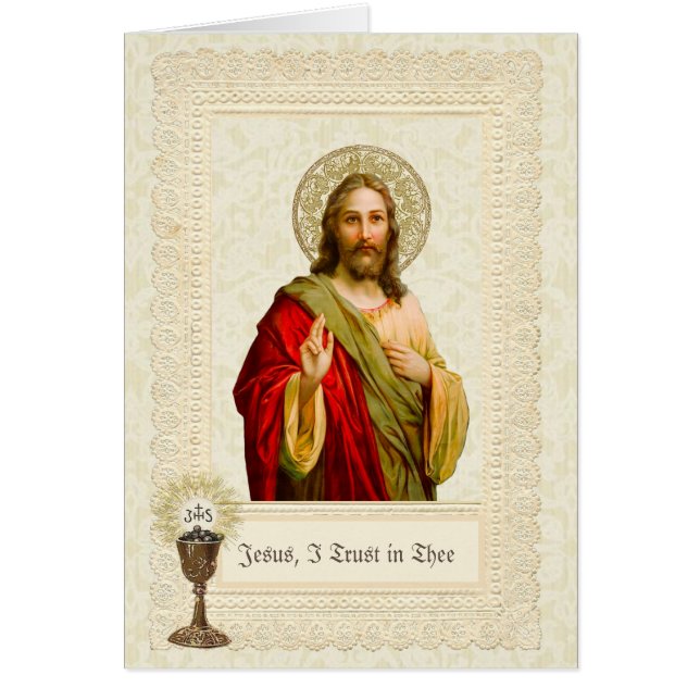 Katholische Jesus Göttliche Barmherzigkeit Gebet (Vorne)