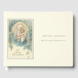 Katholische Jungfrau Mary Jesus Gedenkfeier Gästebuch