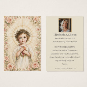 Katholische Kinder Jesus Totenmesse Gedenkgebet