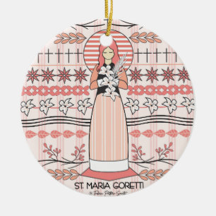 Katholische Kirche Santa Maria Goretti Keramik Ornament