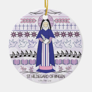 Katholische Kirche St. Hildegard von Bingen Keramik Ornament