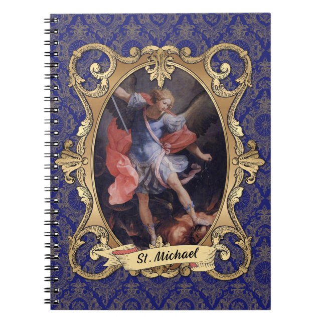 Katholische Kirche St. Michael Archangel Vintag El Notizblock (Vorderseite)
