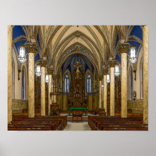 Katholische Kirche St. Peter malerisch Poster