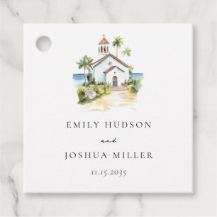 Katholische Kirche Tropische Hochzeit Geschenkanhänger