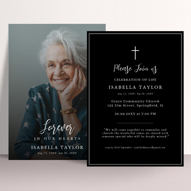 Katholische Kreuzbeerdigung | Religious Memorial F Einladung (Von Creator hochgeladen)