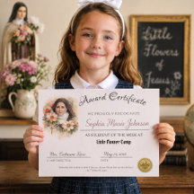 Katholische Leistungsurkunde St. Therese