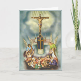katholische Mass-Offering-Karte Karte