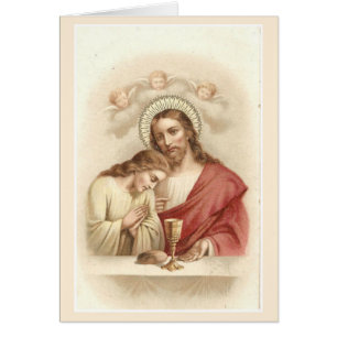 Katholische Massen-anbietenkarte Jesuss Johannes