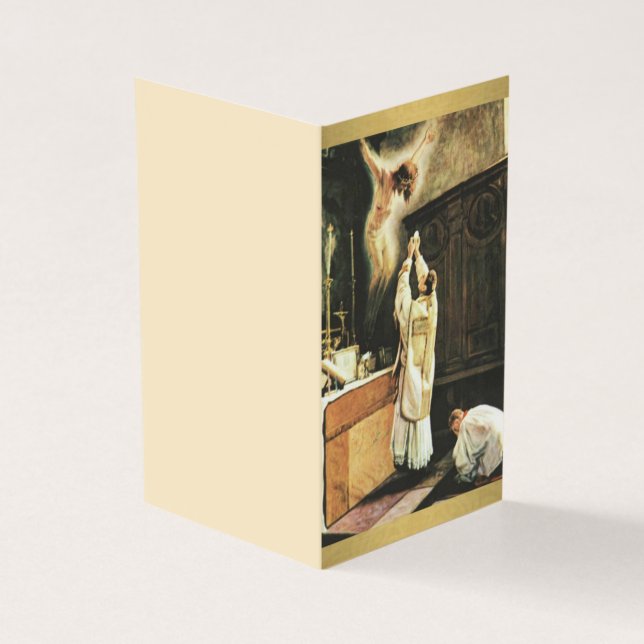 Katholische Messe Gebete Jesus Heilige Karten (Vorderseite)