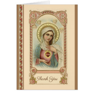 Katholische Mutter Maria Beileid Danke