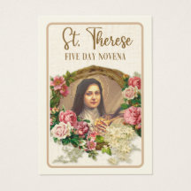 Katholische Novena nach St. Hier die kleine Blume