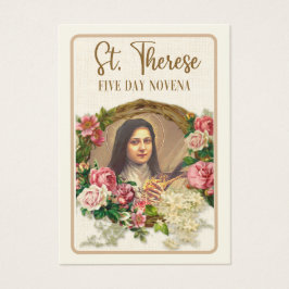 Katholische Novena nach St. Hier die kleine Blume