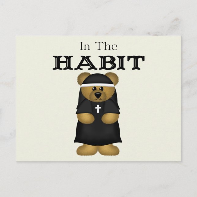 katholische Nun Geschenke Postkarte (Vorderseite)