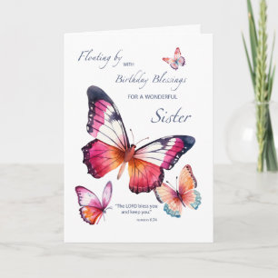 Katholische Nun religiöse Geburt bis Schmetterling Karte