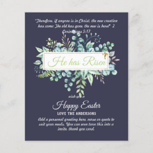 Katholische OSTTER-Karten Zitat der religiösen Ver