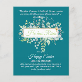 Katholische OSTTER-Karten Zitat der religiösen Ver