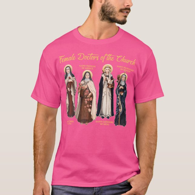 Katholische religiöse Christliche Frauenärzte T-Shirt (Vorderseite)