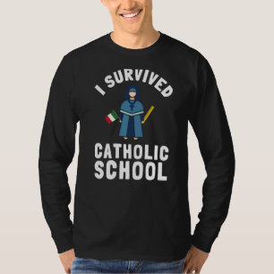 Katholische Schule Nonnen Church Mass und Christli T-Shirt